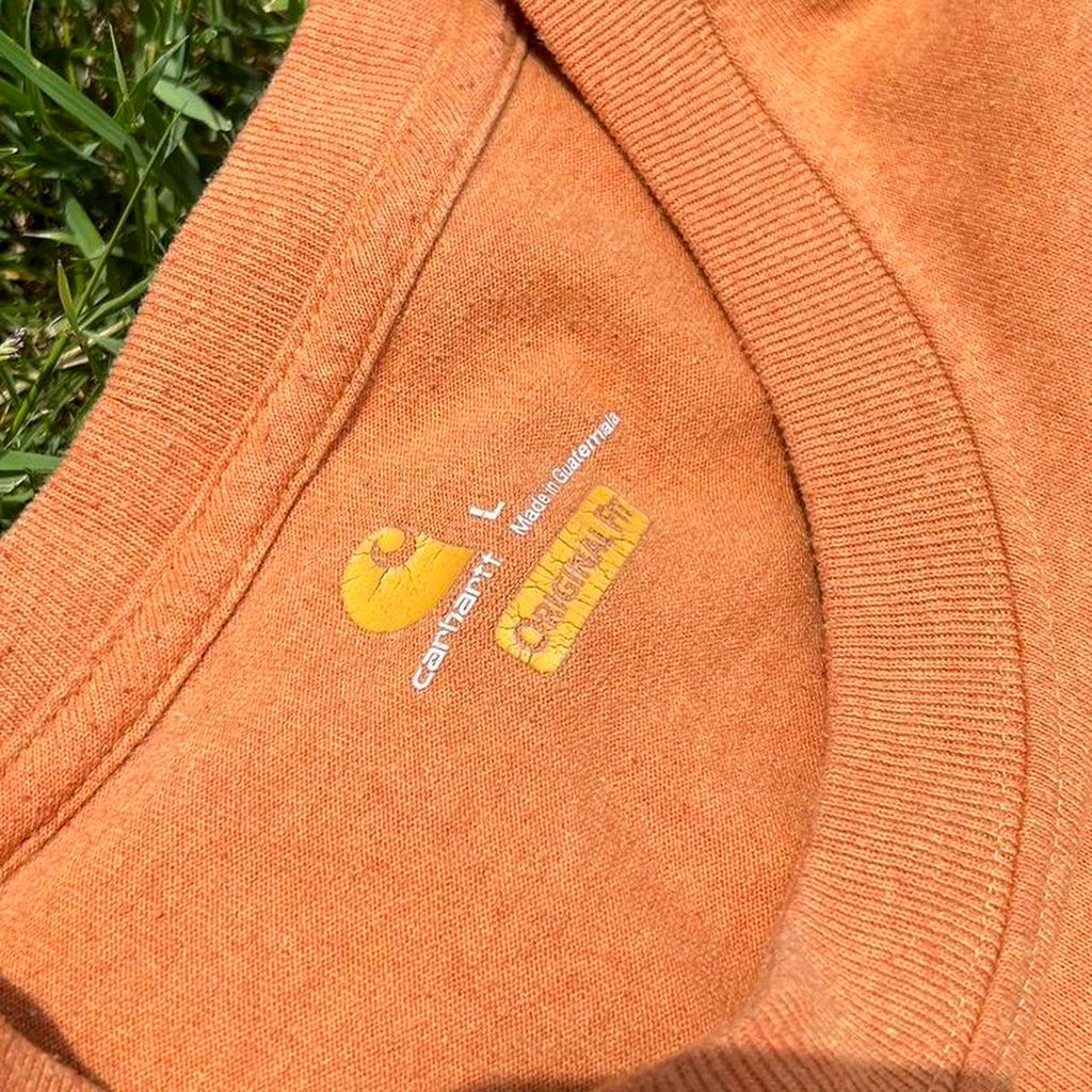 Orange Carhartt Pocket Tee photo 3