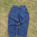 Vintage Y2K Anchor Blue Beyond Baggy Jeans, Dark Wash, 32x30