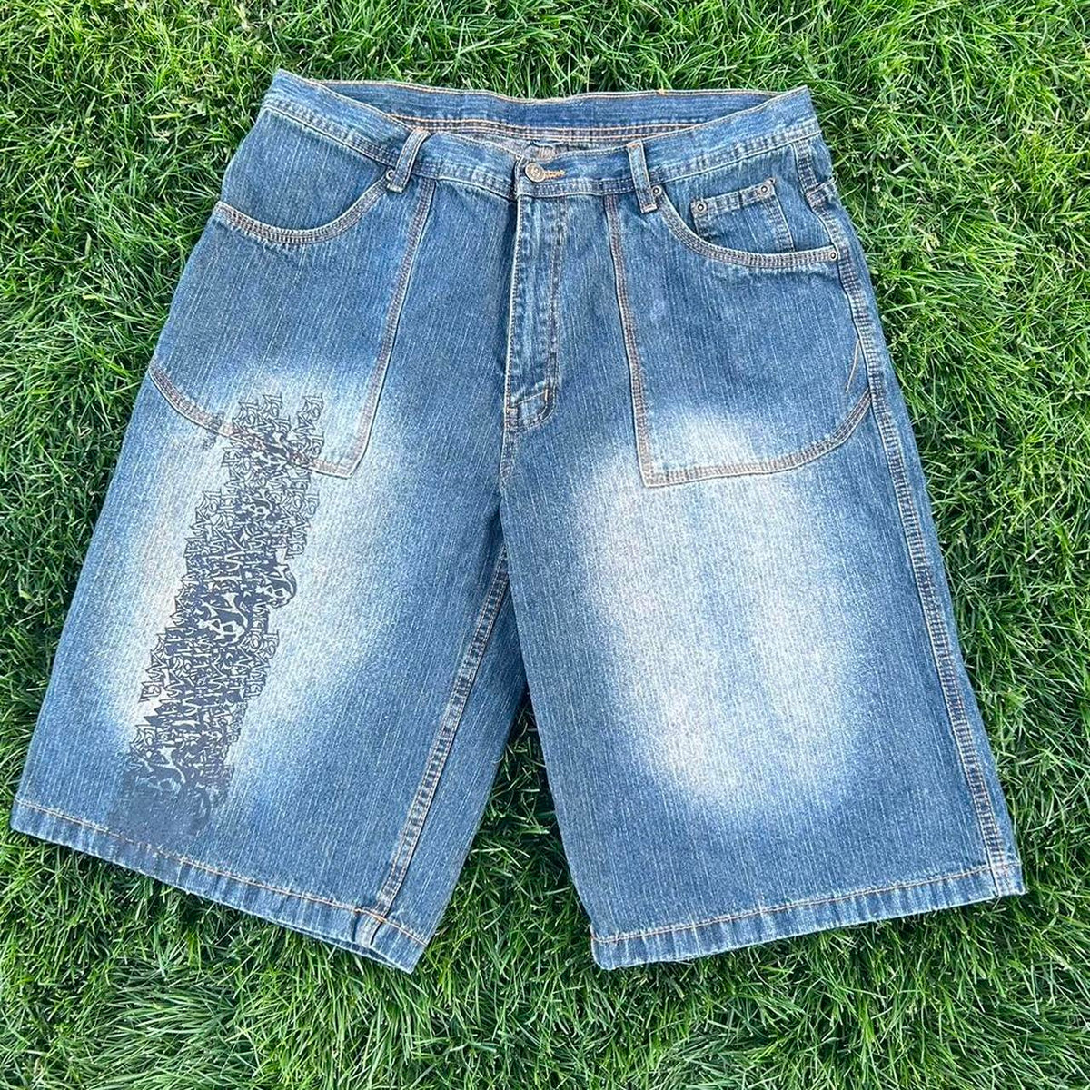 Sweet Y2K Tribal Jorts (sold)