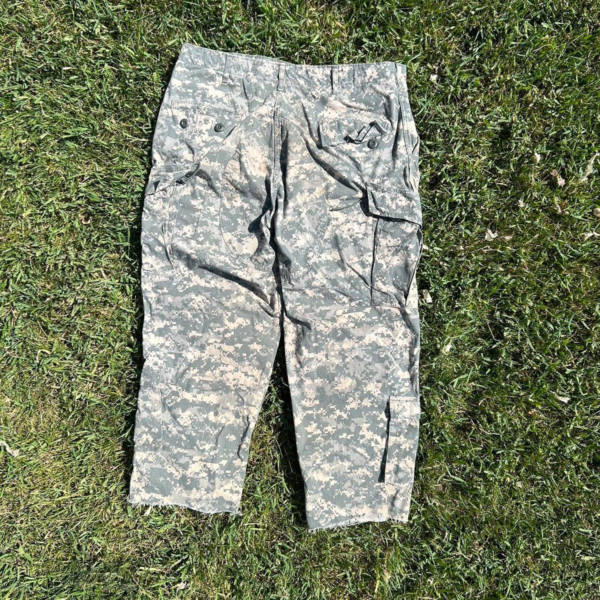 Vintage 90s Military Camo Double Knee Pants photo 2