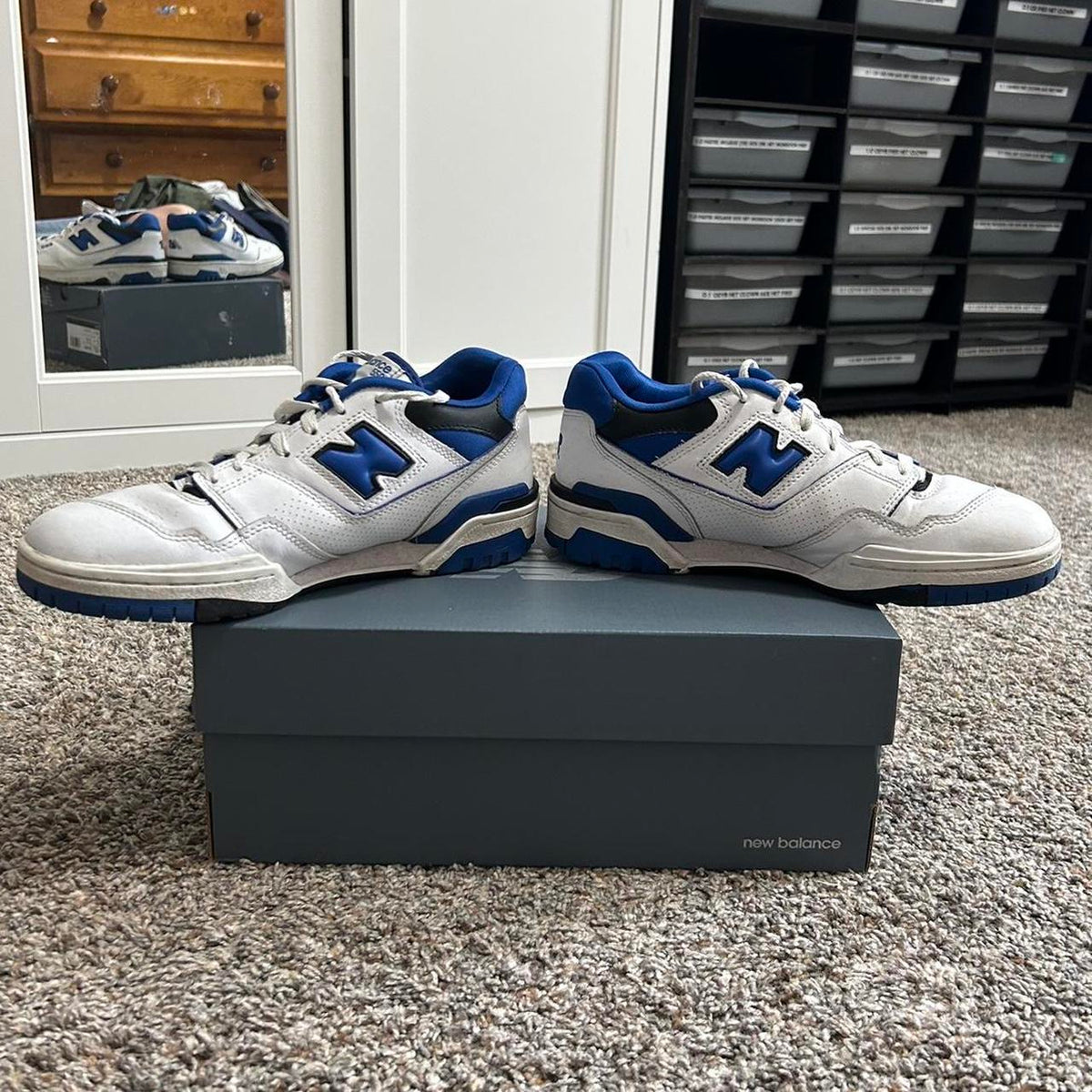 Blue New Balance 550s (sold)