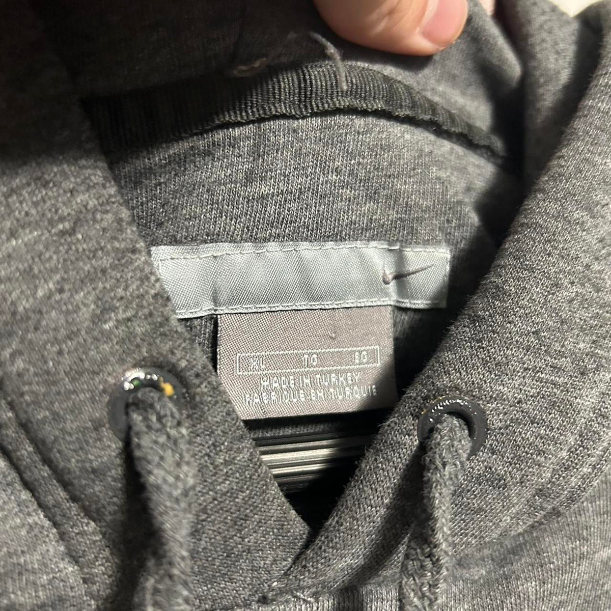 Y2K Grey Tag Nike Essential Hoodie photo 3