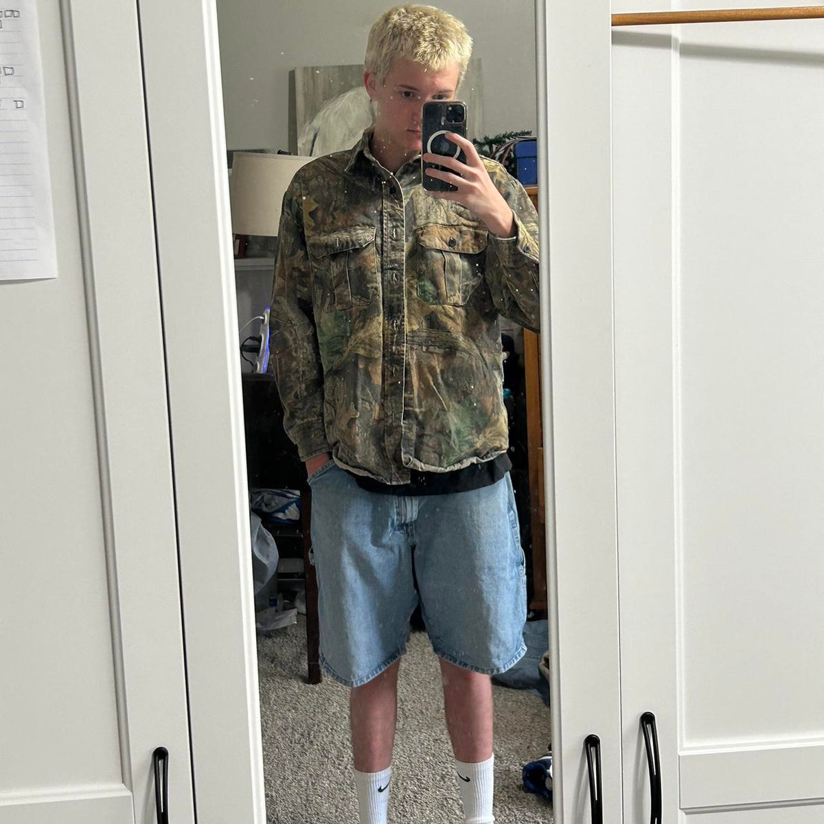 Vintage Camo Button Up (sold)