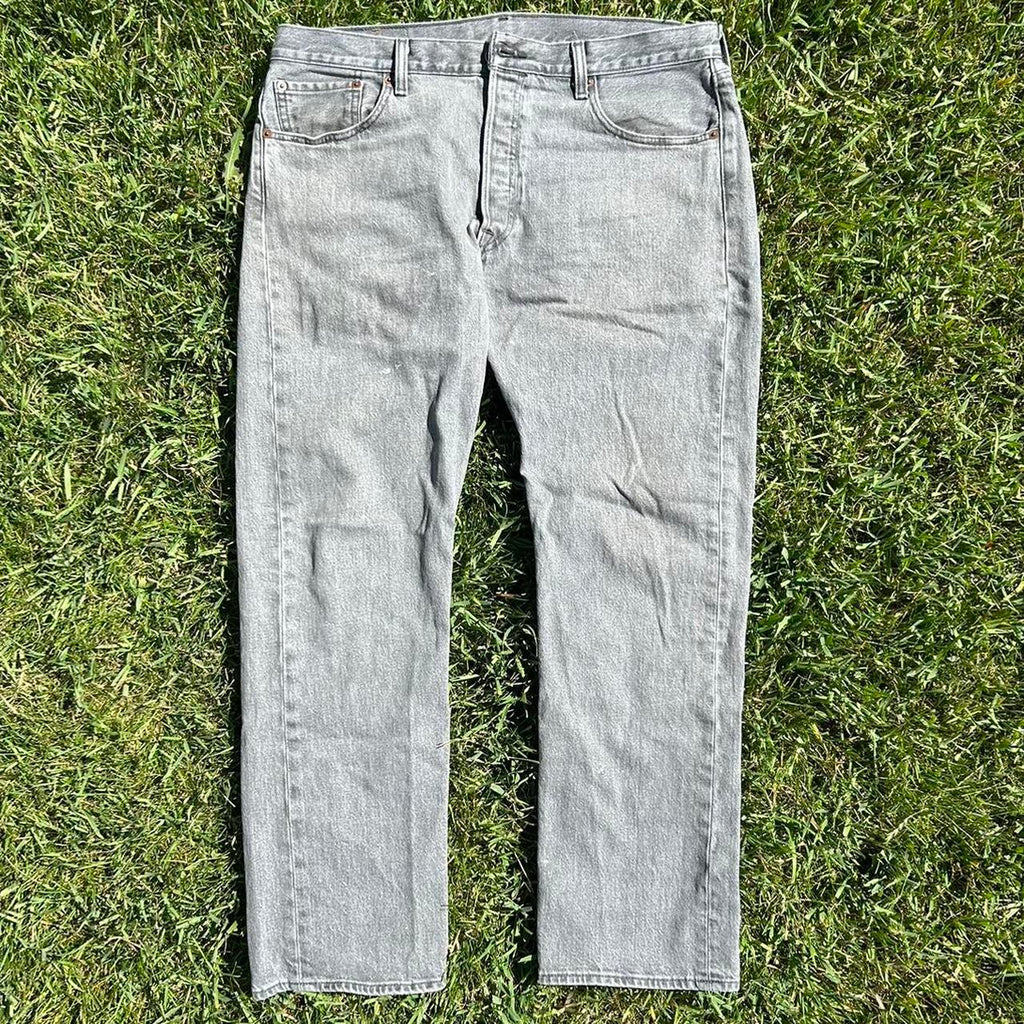 Women's Grey Levi's 501 Jeans photo 1