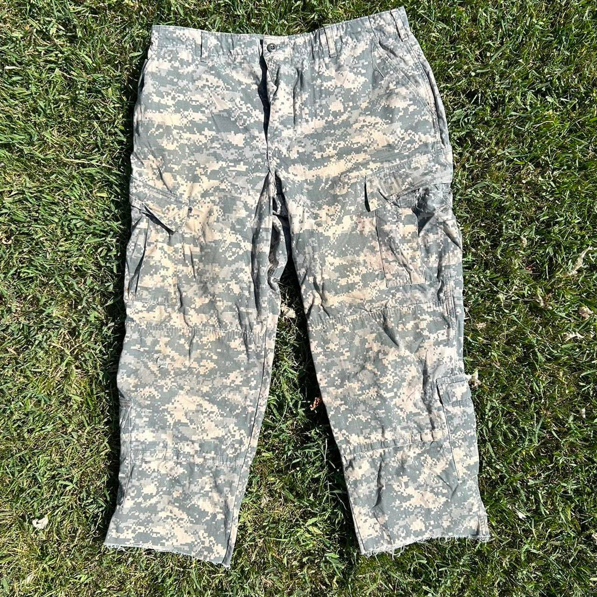 Vintage 90s Military Camo Double Knee Pants photo 1