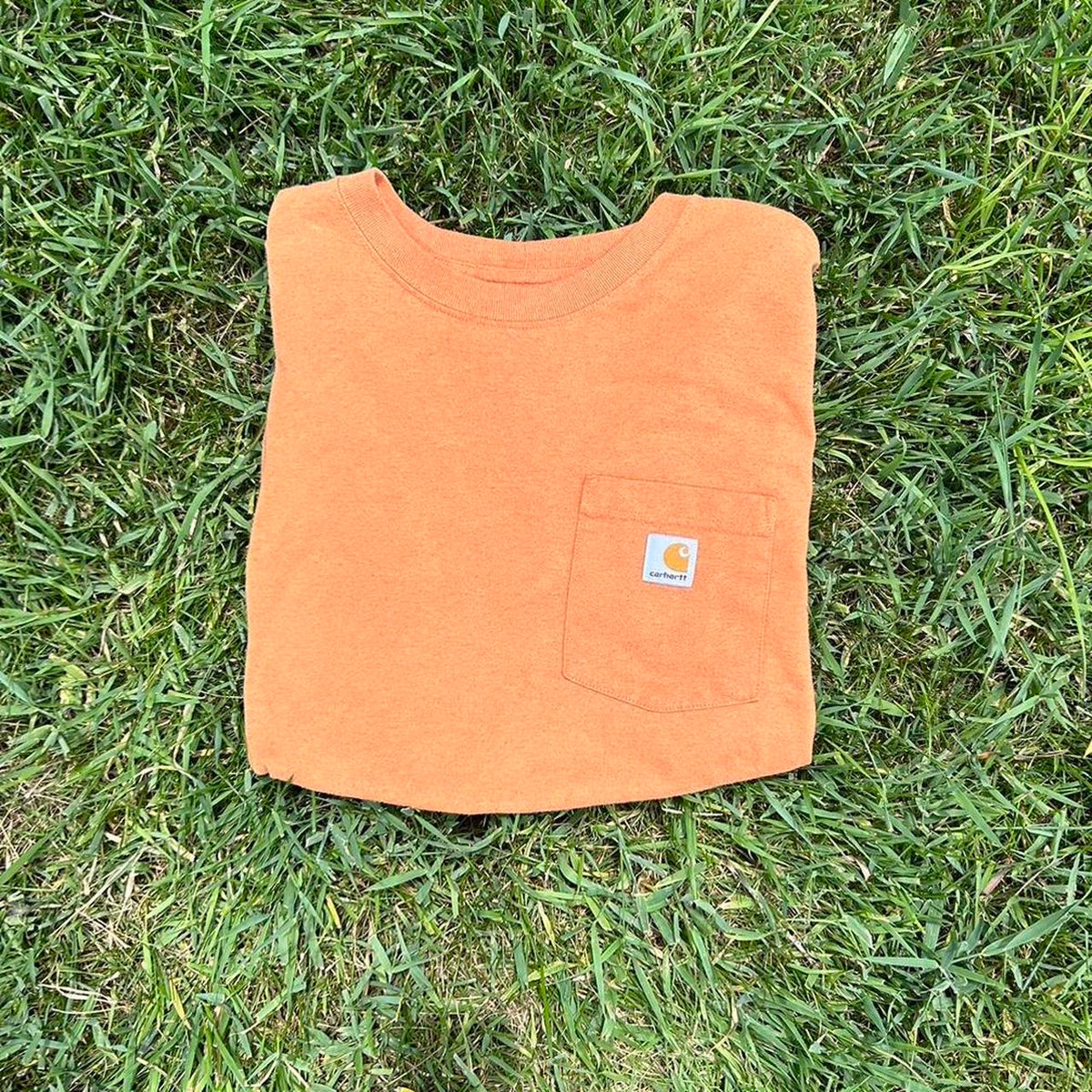 Orange Carhartt Pocket Tee photo 2