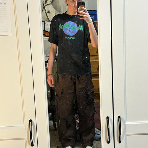 Brown Parachute Pants (sold)