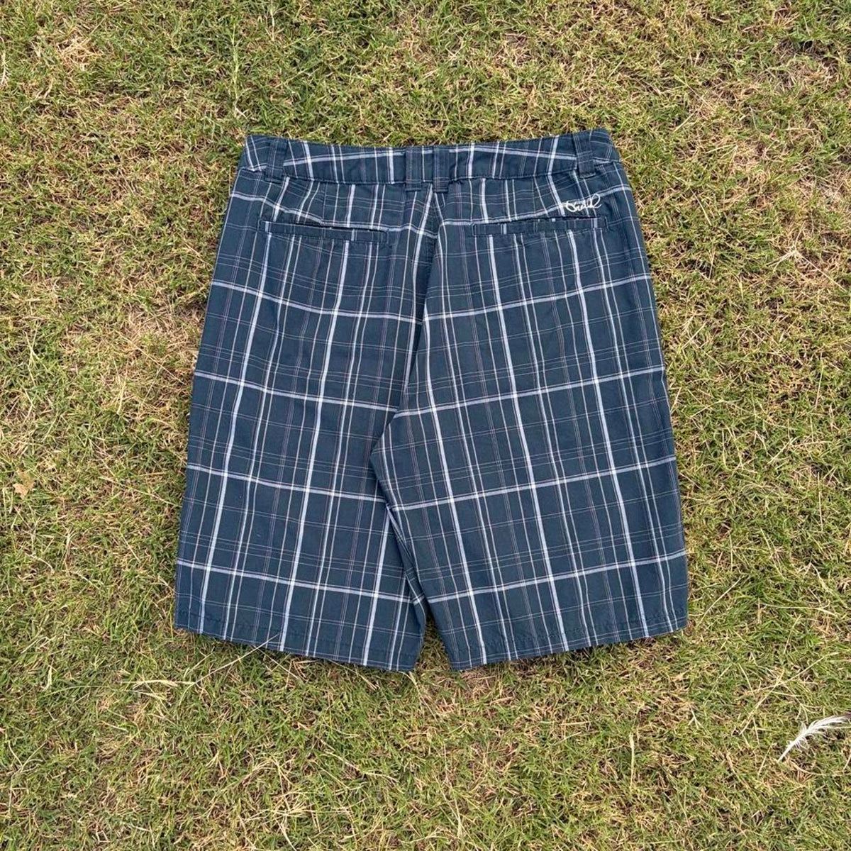 Vintage Y2K O'Neill Plaid Shorts, 34 Waist