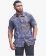 Effortless African Men's Short Sleeve Linen Shirt