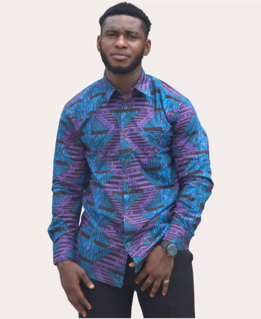 African Pattern Cotton Shirt