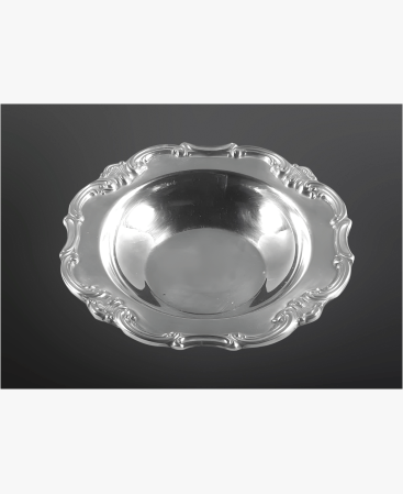 Small Silverplate Bon Bon Bowl Strasbourg